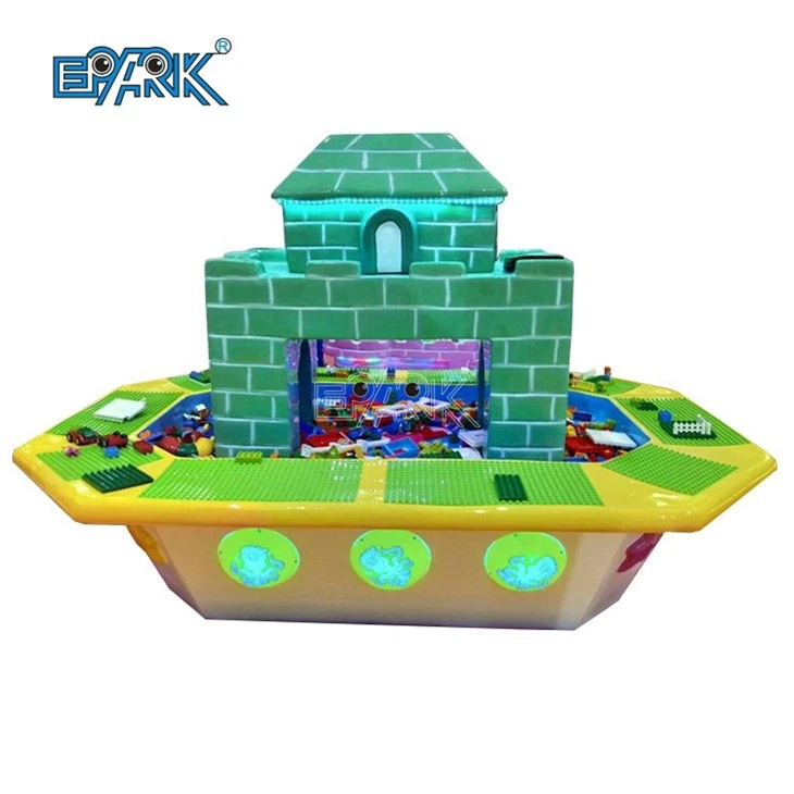 Wood Castle Building Table