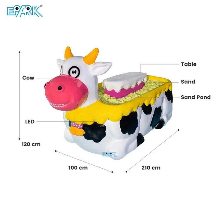 Adorable Cow Sand Table For Kids ,Interactive Play Equipment best