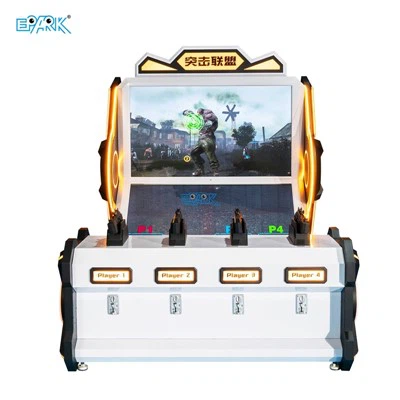 Plaub Player Assault League Arcade Tshuab